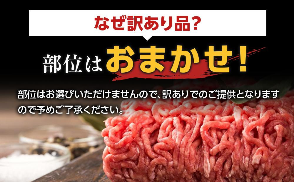 【定期便全12回】博多和牛100％ミンチ（挽肉）【訳あり】600g（300g×2個）