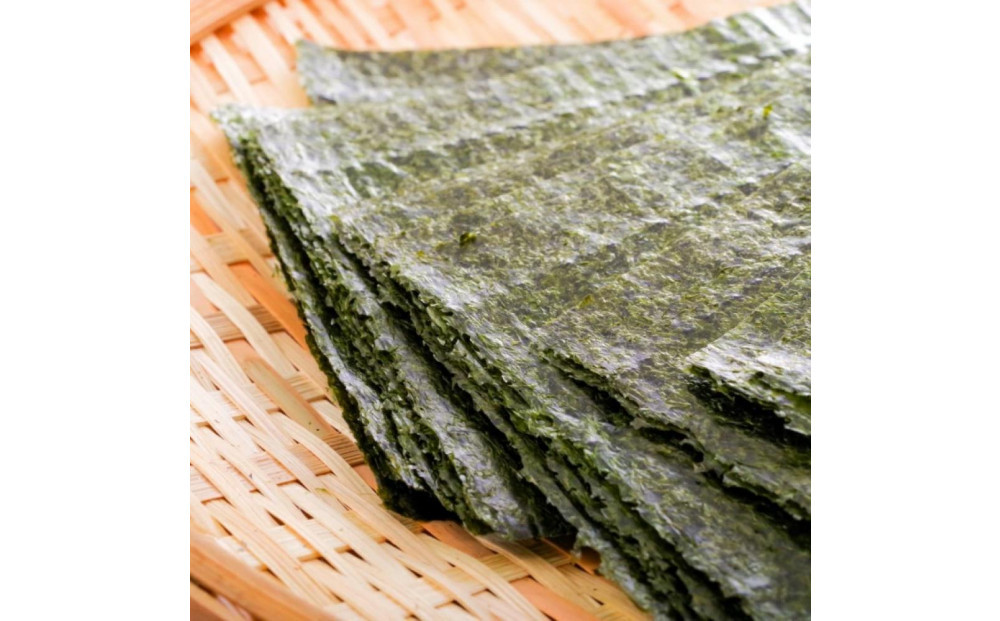 【定期便6回】初摘み新海苔　焼海苔１０袋セット　全形５枚×１０袋　有明のり