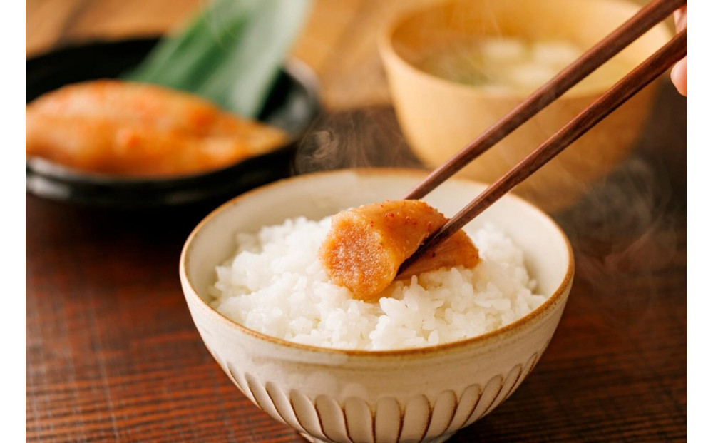 「食品添加物不使用」極み明太子　檜樽入（600ｇ）