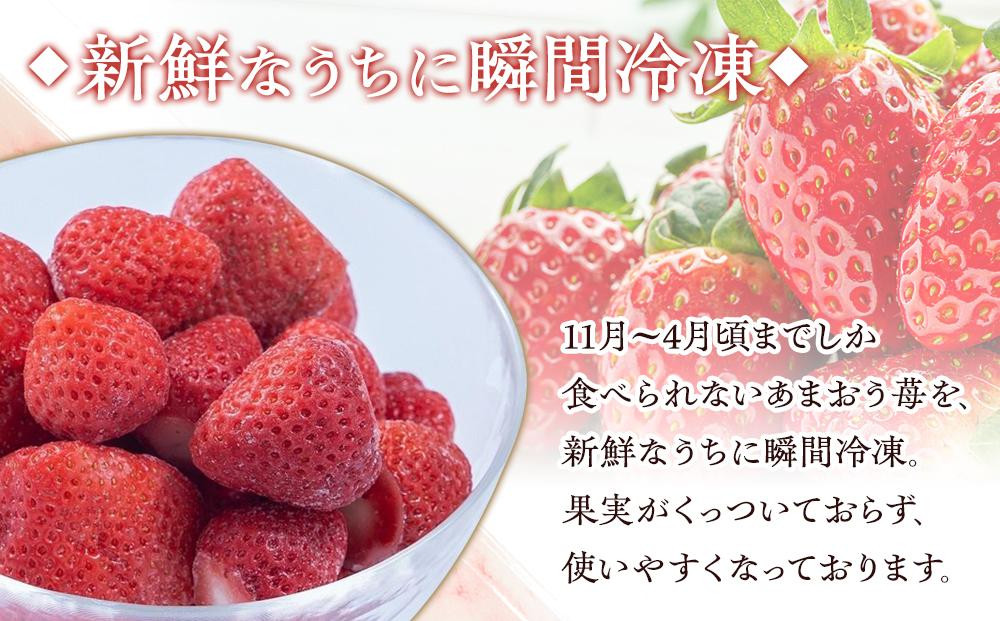 【先行予約 2026年4月以降発送】福岡産冷凍あまおう500g×2袋【筑前町】