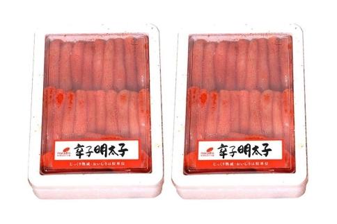 博多まるきた水産 無着色辛子明太子一本物2kg(1kg×２)