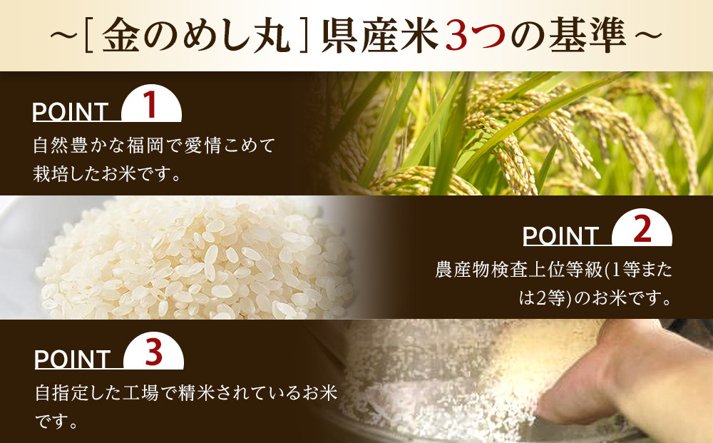 【令和7年産】福岡県産金のめし丸夢つくし　10kg(5kg×2袋)