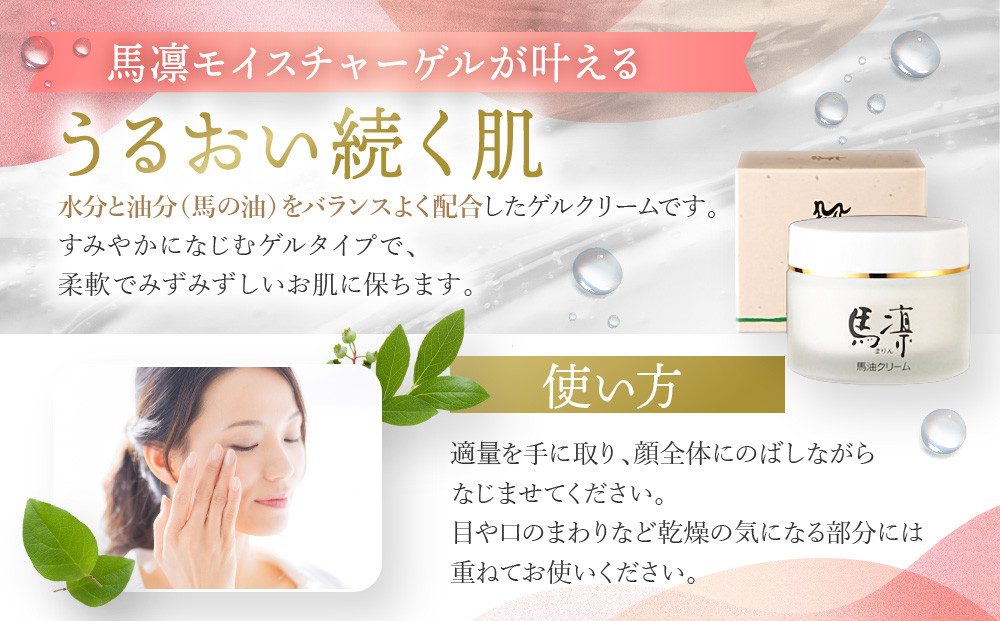 馬凛モイスチャーローション120mL・馬凛モイスチャーゲル50g　セット