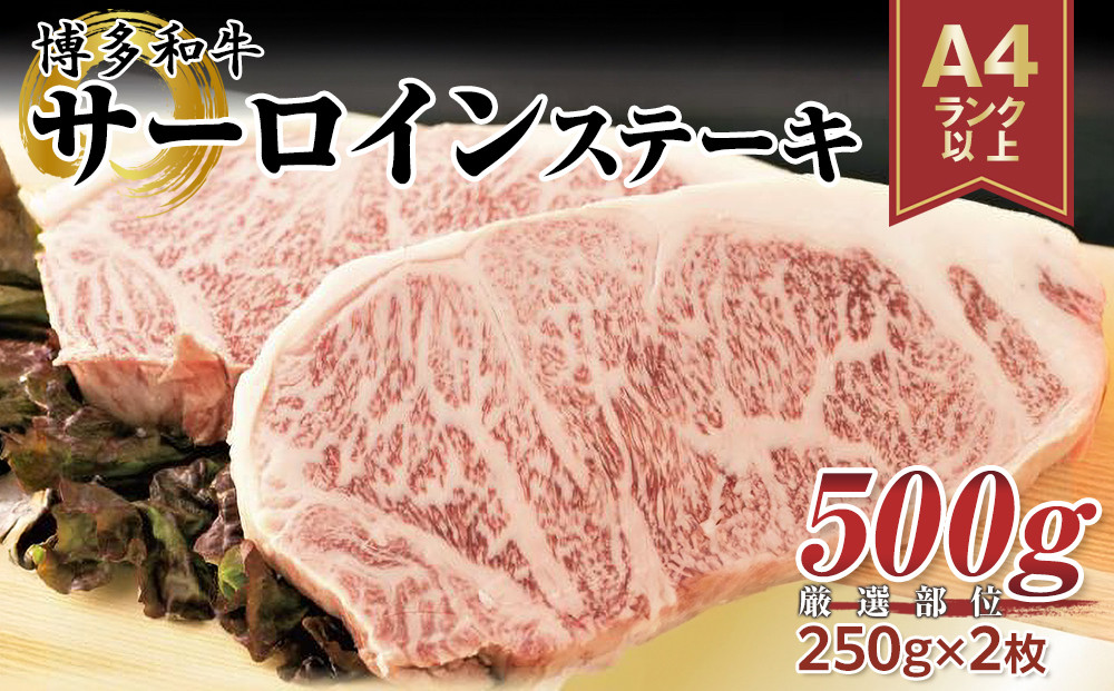 博多和牛 サーロインステーキセット 500g ( 250g×2枚 )
