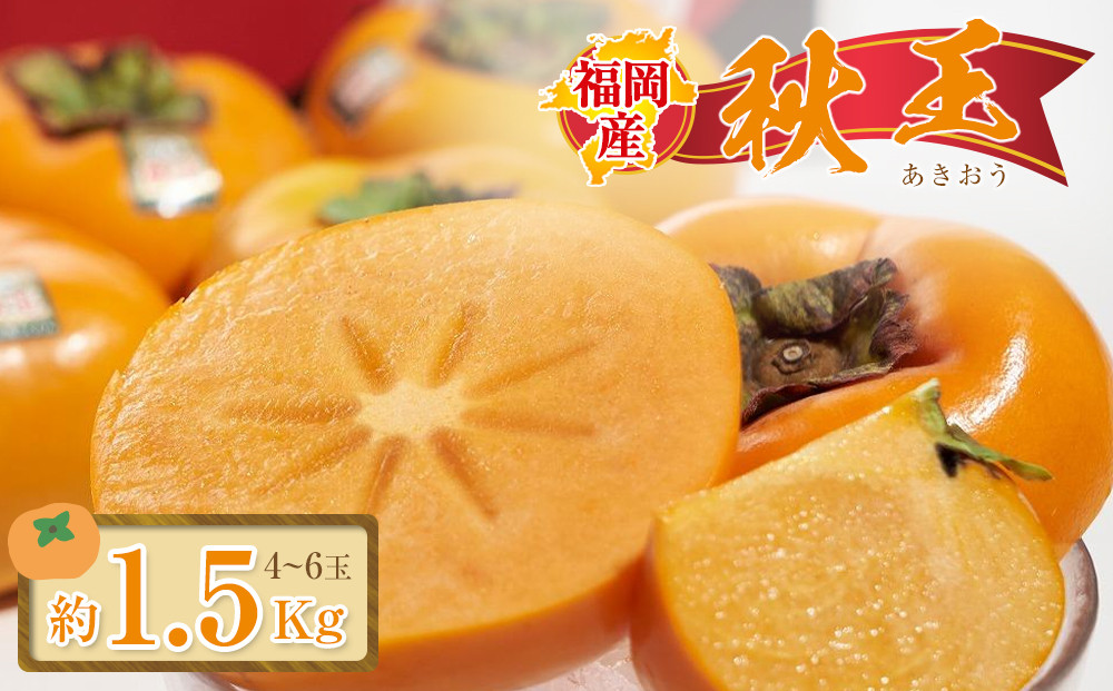 福岡産「秋王」約1.5kg(4-6玉)【筑前町】
