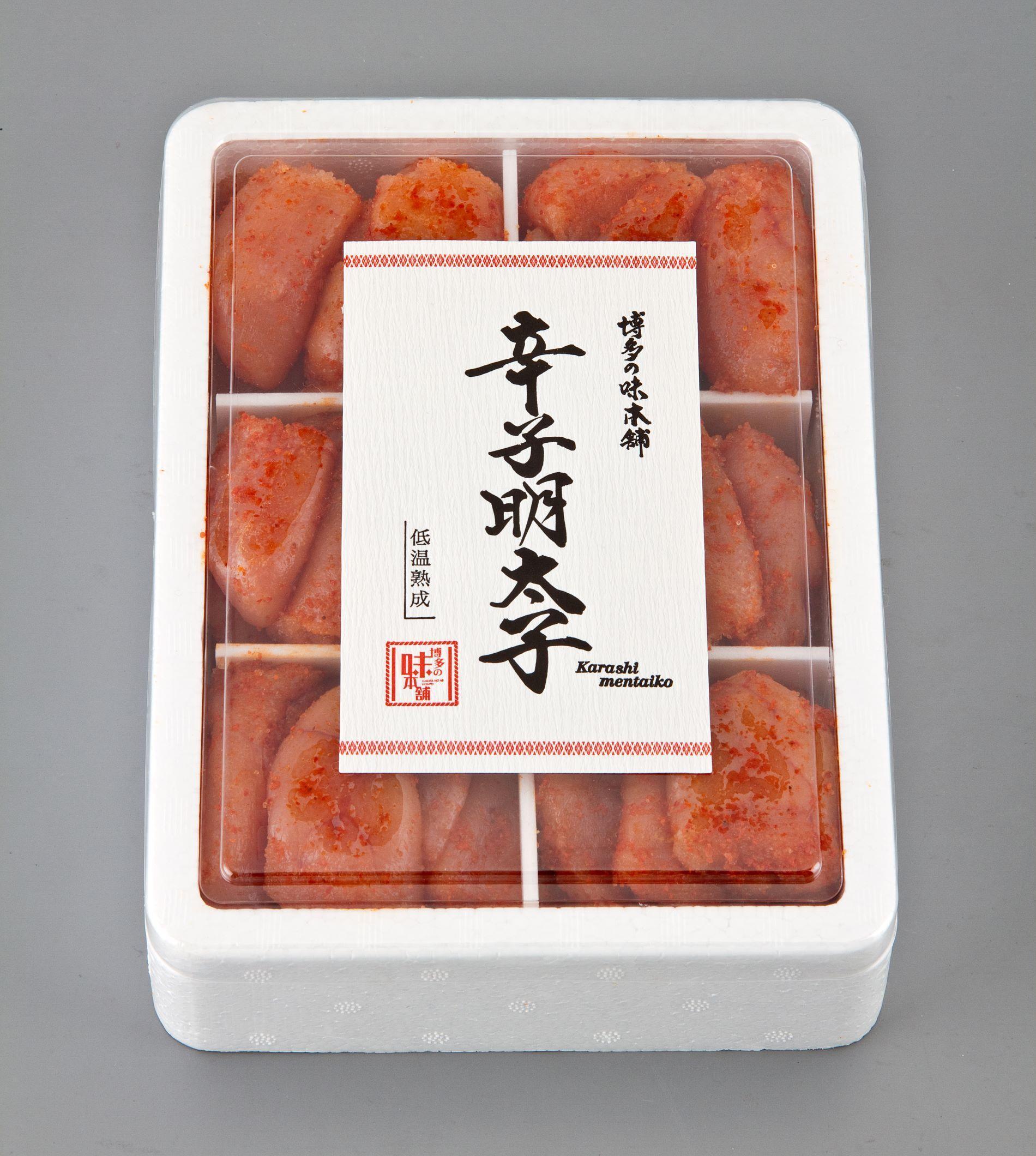 6仕切に小分けした辛子明太子4kg(1kg×4)