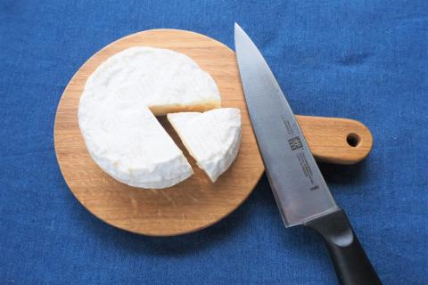 H4 東峰木人作-楢のチーズボード 直径13cm