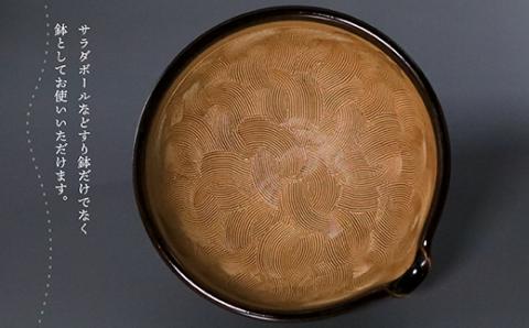 R2 【圭秀窯】すり鉢　黒（大）