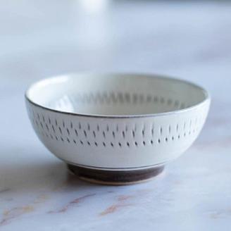 AA2 小石原焼 カネハ窯 飛び鉋小鉢(シンプル)