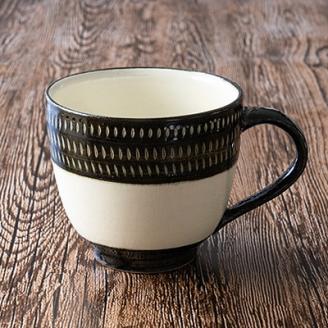 AA44 小石原焼 カネハ窯 モーニングカップセット