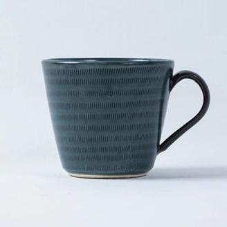 AAB3 小石原焼 原彦窯 マグカップ（ネイビー・マット）