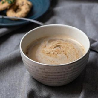 AAB6 小石原焼 原彦窯 カフェオレボウル（ホワイト・マット）