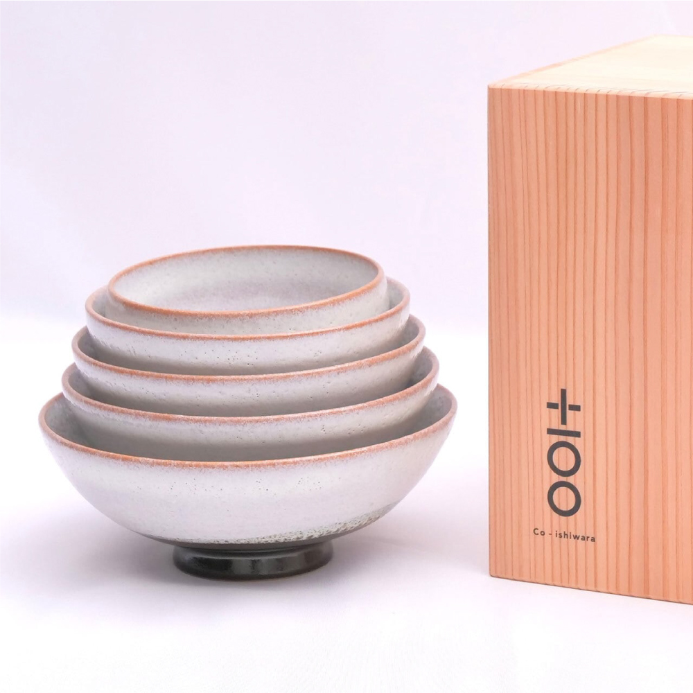 FR19 百碗 黒白 (髙取焼宗家)