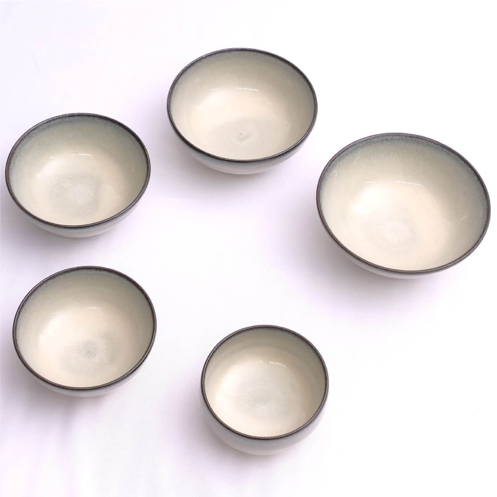 FR8 百碗 藁白釉面取(マルダイ窯)