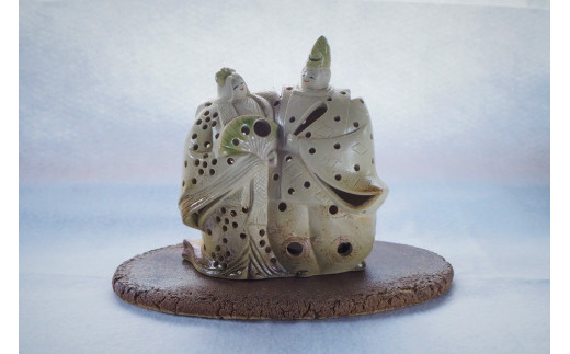 H24 人形工房保徳作「雛人形の香炉キャンドル」