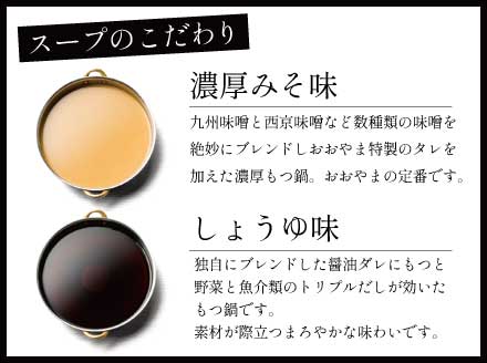 3J5 博多もつ鍋おおやま プレミアムもつ鍋セット【しょうゆ味3人前】