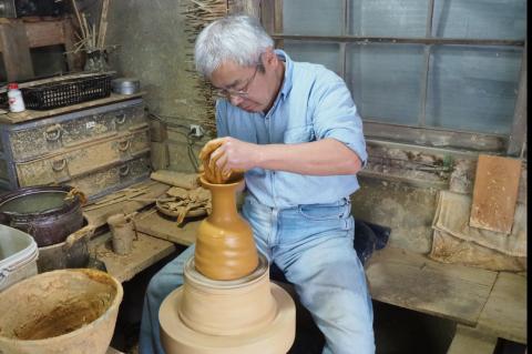 H25 小石原焼飛鉋三寸深皿5枚セット(金丸窯)直径約9cm: 東峰村ANAのふるさと納税