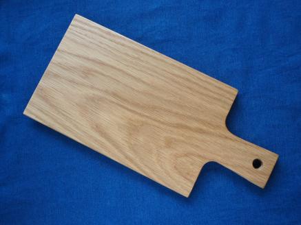 H6 東峰木人作-楢のカッティングボードL（ナラ）長さ50cm×幅15cm