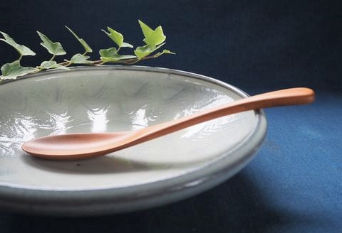 H33 手仕事工房「東峰木人」作-山桜のスリムなスプーン