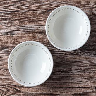 AA88 小石原焼 カネハ窯 飛び鉋中鉢セット(シンプル)