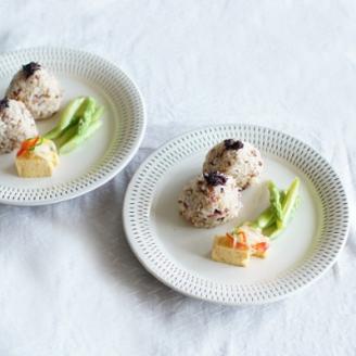 AA104 小石原焼 カネハ窯 飛び鉋プレートセット【特大】(白×白ツヤ)