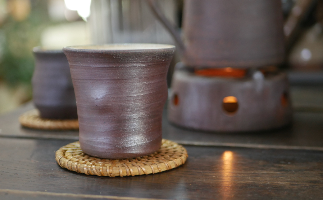 AF1 小石原焼 焼き締め フリーカップ（辰巳窯）