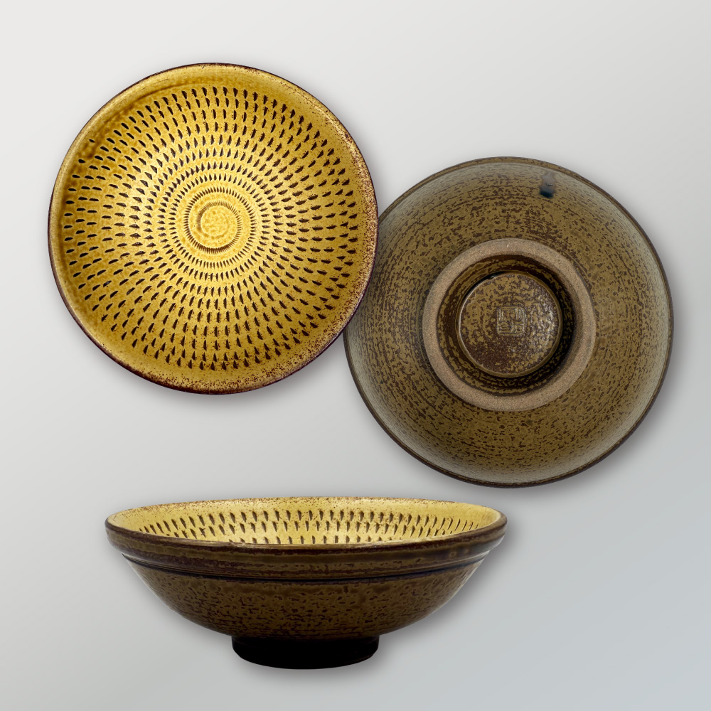 FJ2 【柳瀬本窯元】飛び鉋小鉢