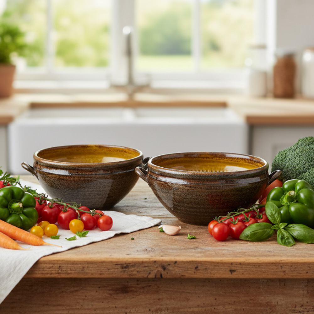 FP1 【マルワ窯】スープカップ2個セット