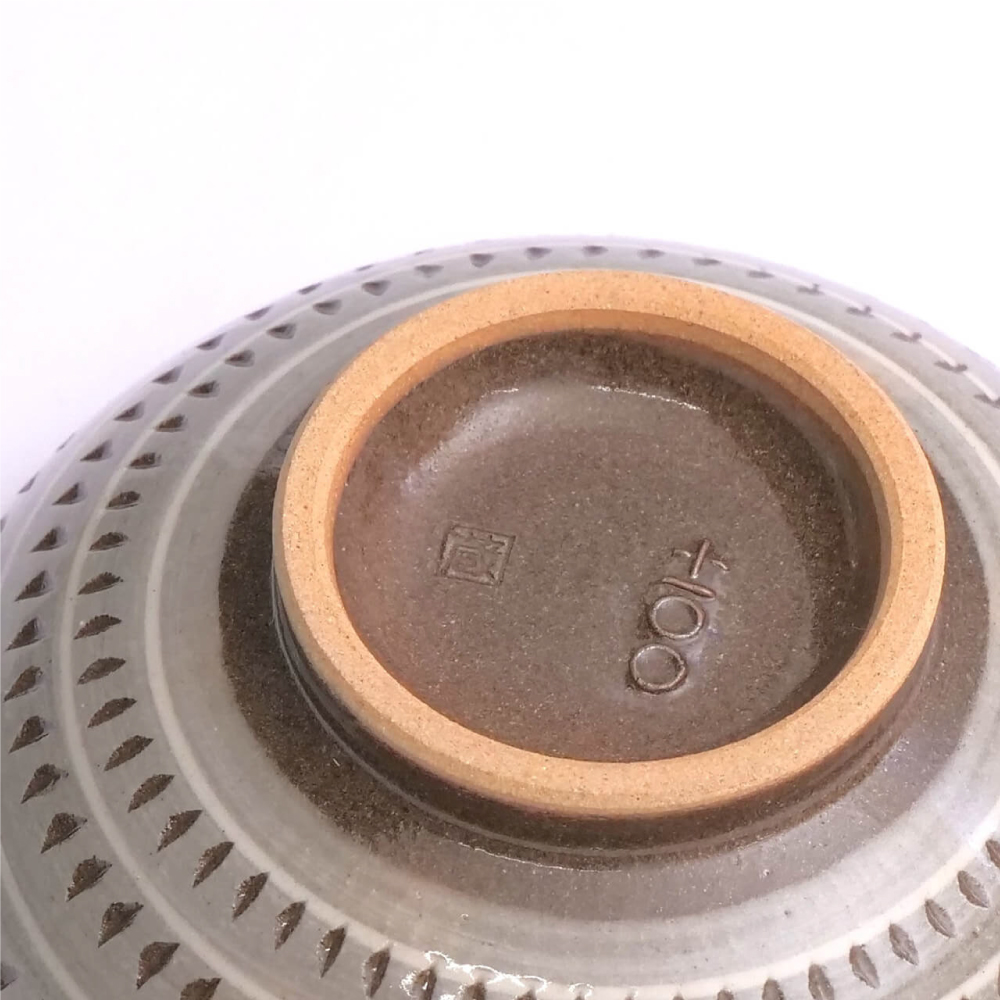 FR17 百碗 線紋飛鉋 (蔵人窯)