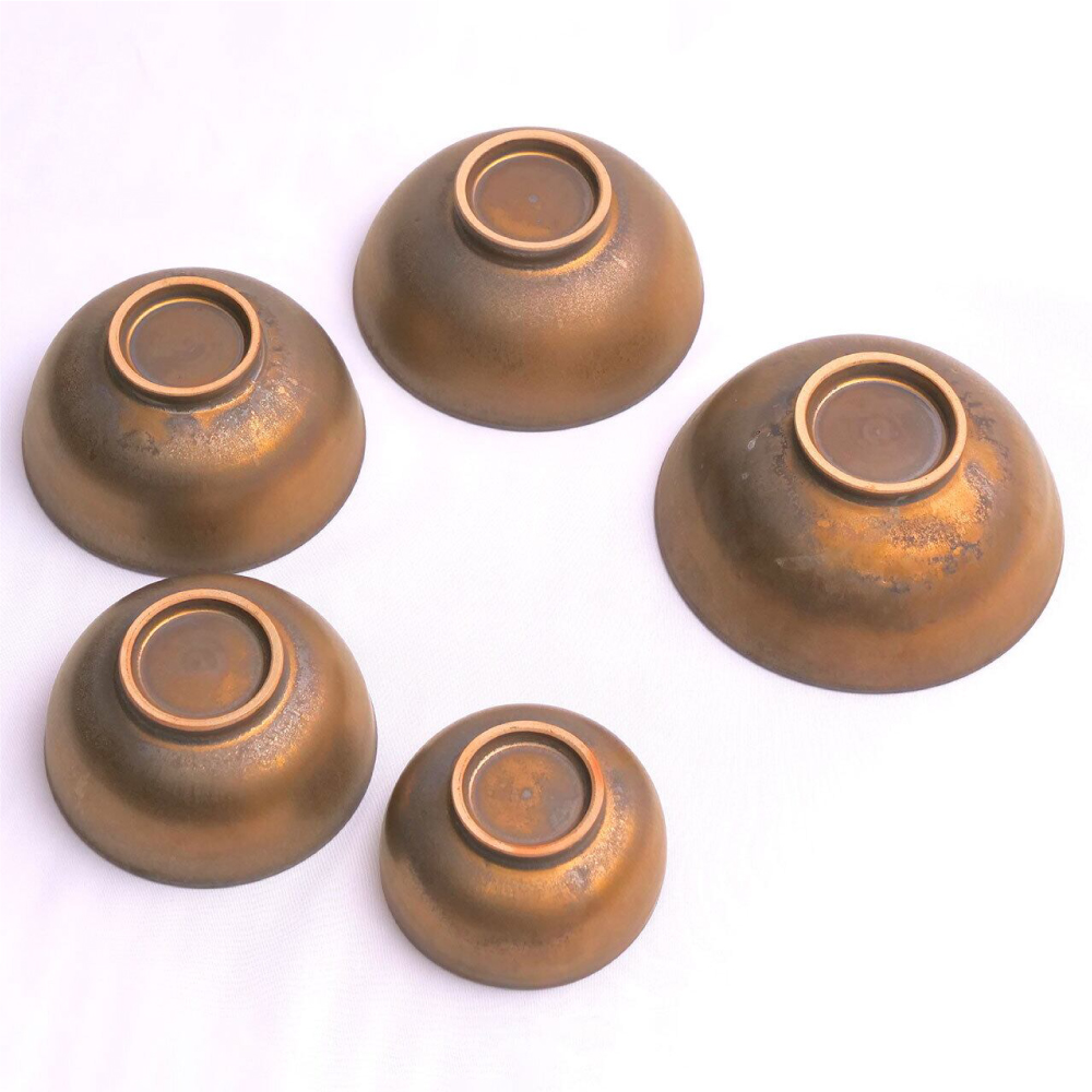 FR22 百碗 金釉 (髙取焼宗家)