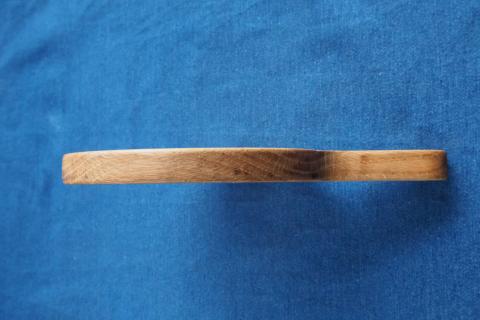 H4 東峰木人作-楢のチーズボード 直径13cm