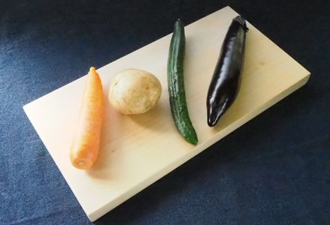 H34 いちょうの一枚板のまな板（中）42cm×21cm