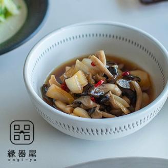 AA46 小石原焼 カネハ窯 飛び鉋中鉢(シンプル)