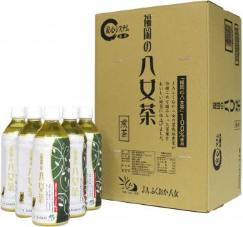 3CE1 福岡の八女茶 煎茶ペットボトル 500ｍｌ×24本（東峰村）