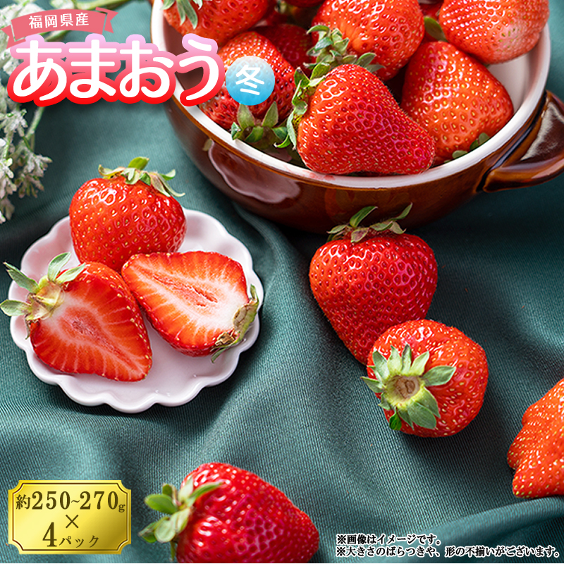 3V2 【冬】福岡産あまおう4パック