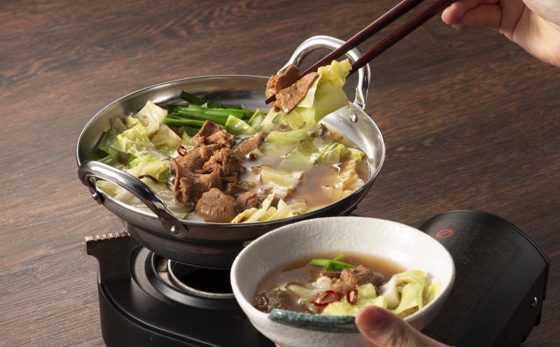 もつ鍋 缶詰 3缶 セット 醤油味 1缶約2人前 モツ鍋 モツ 肉 お肉 牛肉 BBQ バーベキュー キャンプ 非常食 藤丸商店