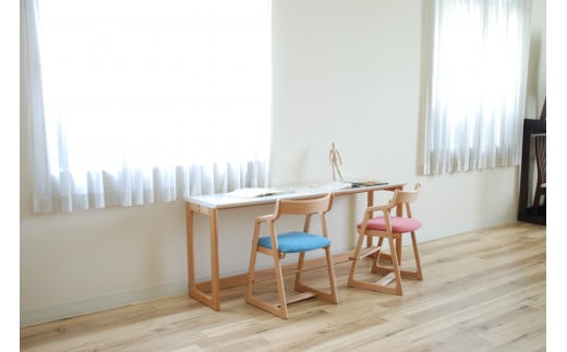 【開梱・設置】キッズチェア　クーパー　RB/AN-PK　ナチュラル/アネルカピンク　AL341