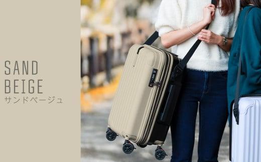 【先行予約品】[PROEVO]ファスナーキャリー スーツケース ストッパー付き 機内持ち込み Sサイズ (エンボス/サンドベージュ) [10002S] 福岡県 大木町 株式会社 レクサス AY337-01 1月：エンボス/サンドベージュ