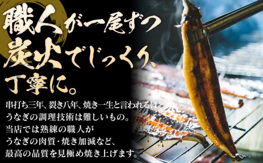 うなぎの蒲焼（1尾）頭付き180g以上　AE01 通常受付