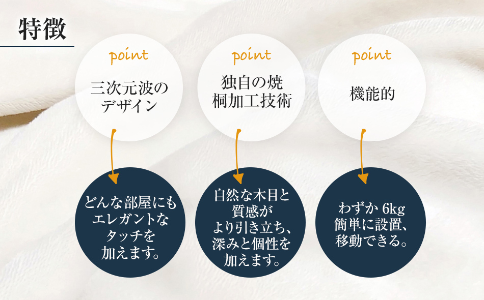 【受注生産】「Wood Art Panel : ウェーブ」 リビングや玄関、