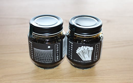 朝採り新鮮えのき茸と海苔の佃煮2種のセット　BF02