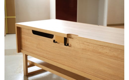 【開梱・設置】エルドラ　テレビボードH脚　210cm　ナチュラル　AL255