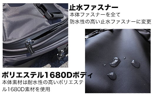 [PROEVO] 防水 ボストンキャリー スーツケース 大容量 LL（グレー×レッド） [20018]　AY165 グレー×レッド