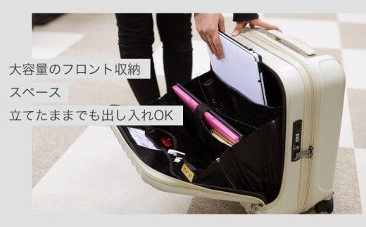 【先行予約品】スーツケース [PROEVO-AVANT] フロントオープン スーツケース 機内持ち込み対応 ストッパー付き S-MAX（カーボン/ブラック） [10006S] 大木町 株式会社 レクサス AY198-01 1月：カーボン/ブラック