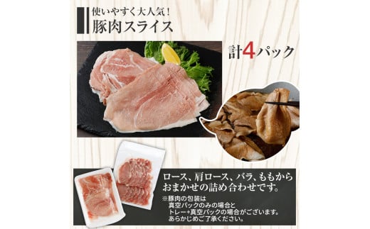名水豚　豚肉スライス　（500ｇ×４袋）　AP09