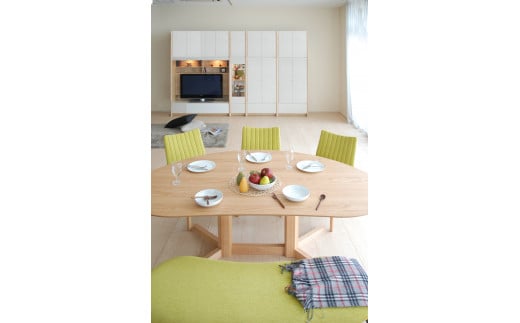 【開梱・設置】ミラージュ　テーブル180cm　ブラウン　AL332