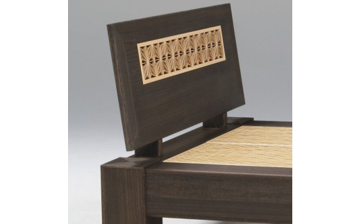 桐組子ベッド「夢楽2」シングル 総桐組子ベッドは布団の環