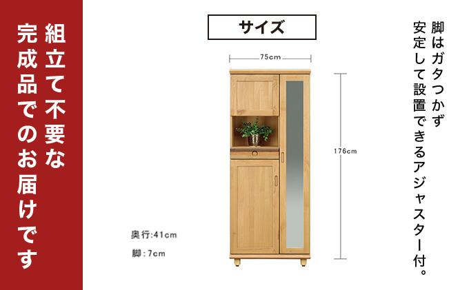 Paste（パステル）幅75H シューズボックス ダーク【北海道・東北・沖縄・離島不可】CN043-DK ダーク