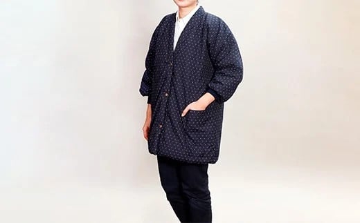 久留米はんてん / 婦人あられジャケットはんてん　（赤）　BA016