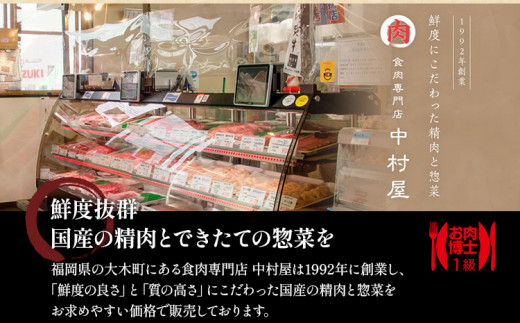 中村屋特製 国産黒毛和牛もつ鍋セット（３～４人前）＋手作りつみれ付き AM002